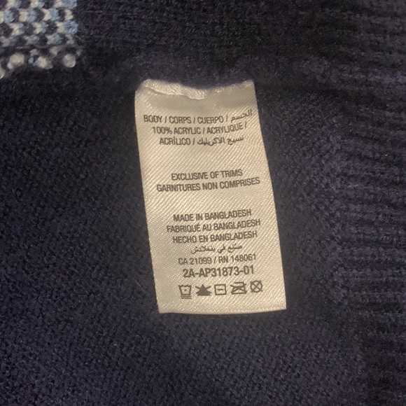 Navy Blue Ardene Sweater Vest - Picture 4 of 6